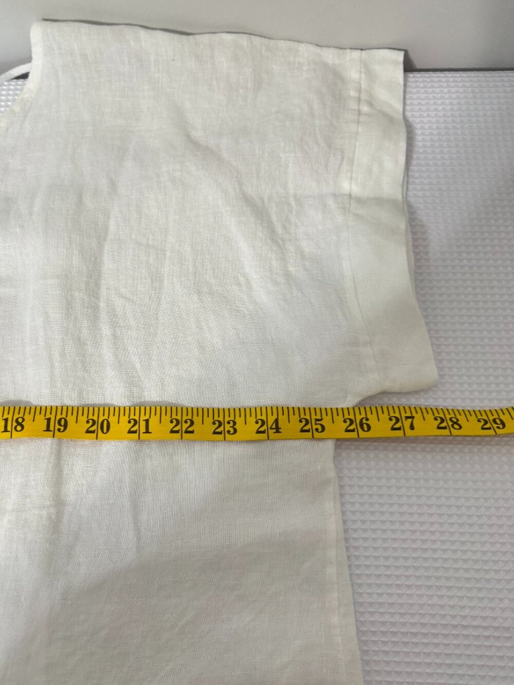 TERZO MILLENNIO Made in Italy White Linen Top 1X NWT - Picture 8 of 10